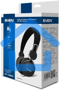 Наушники SVEN AP-320M черный микрофон