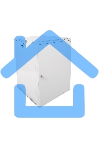 Шкаф телекоммуникационный настенный разборный 18U (600х520) дверь металл, ШРН-Э-18.500.1