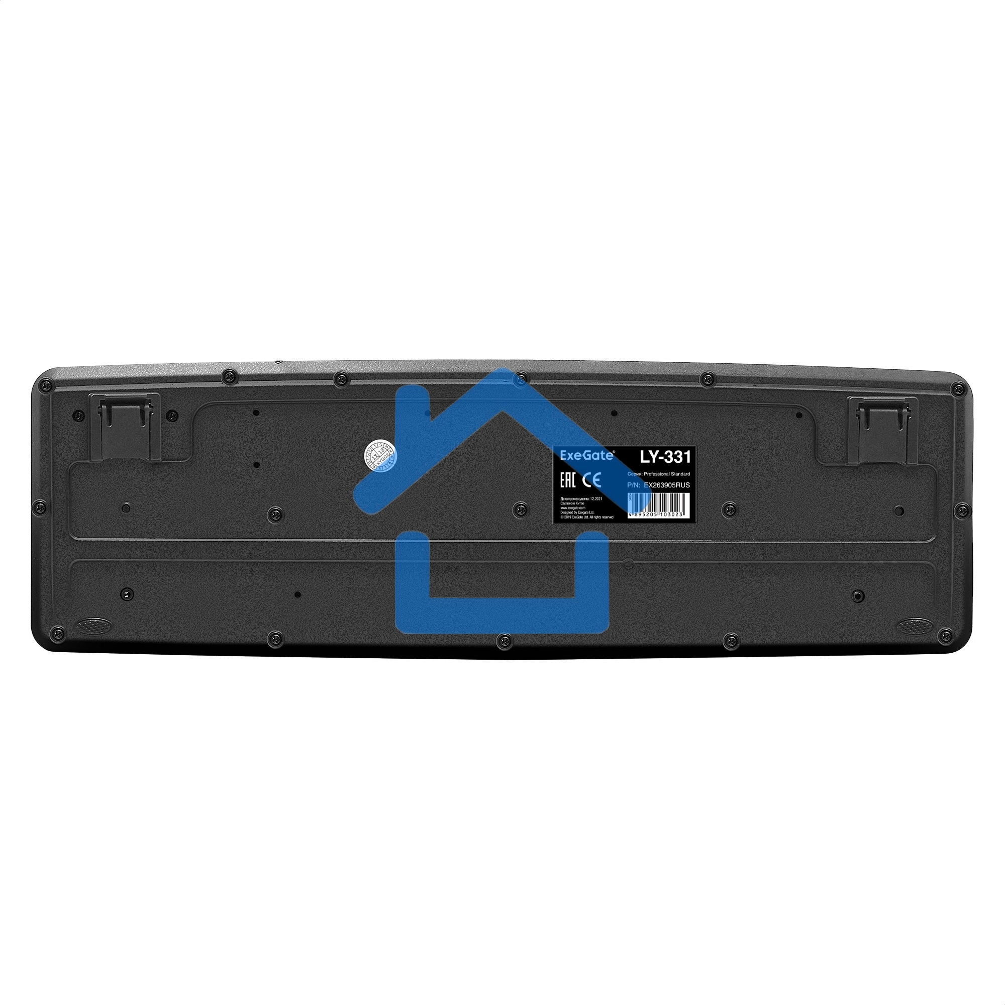 Клавиатура ExeGate LY-331S (EX293971RUS) проводная, USB, черный