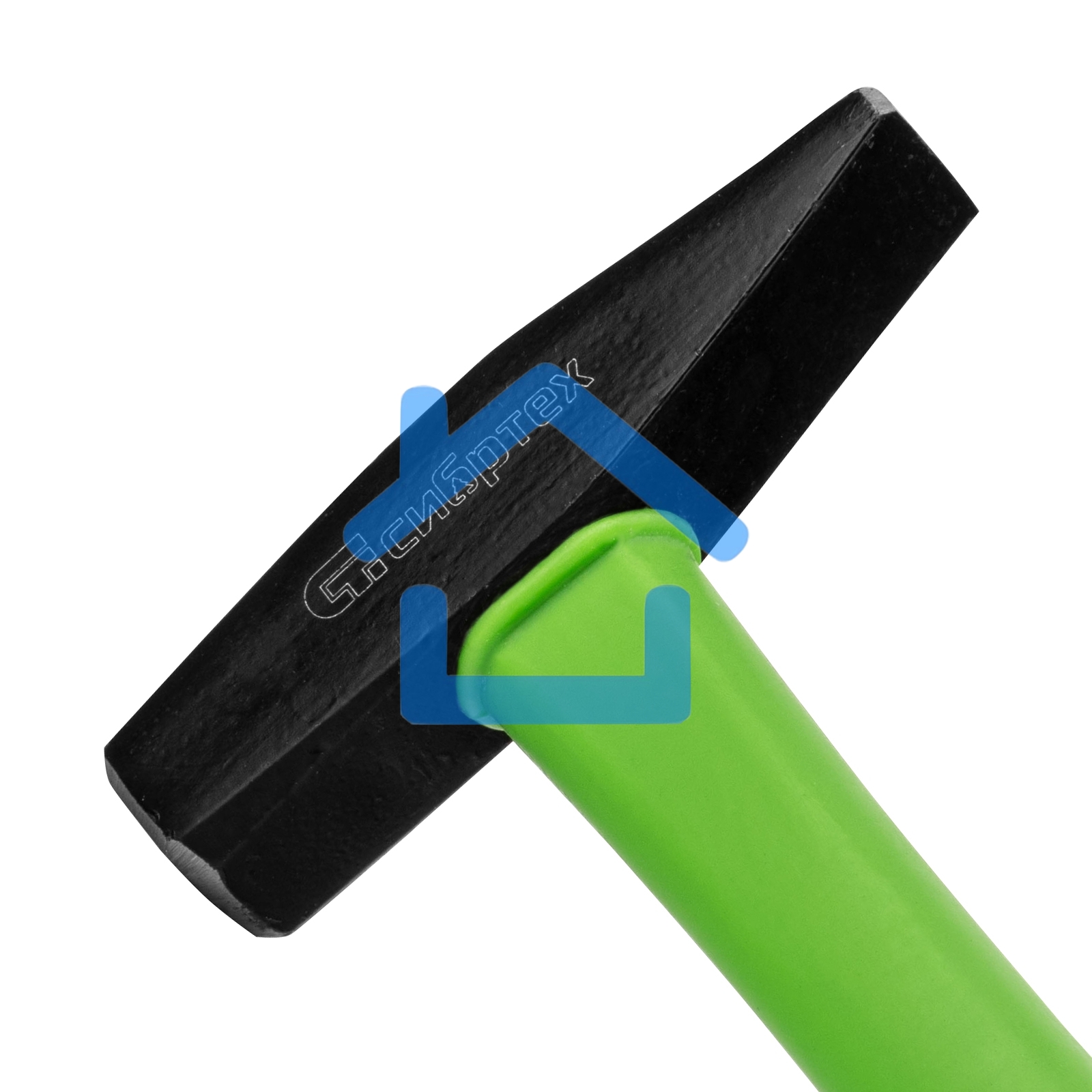 Молоток СИБРТЕХ слесарный, 200 г, фибергласовая обрезиненная рукоятка СИБРТЕХ 10318