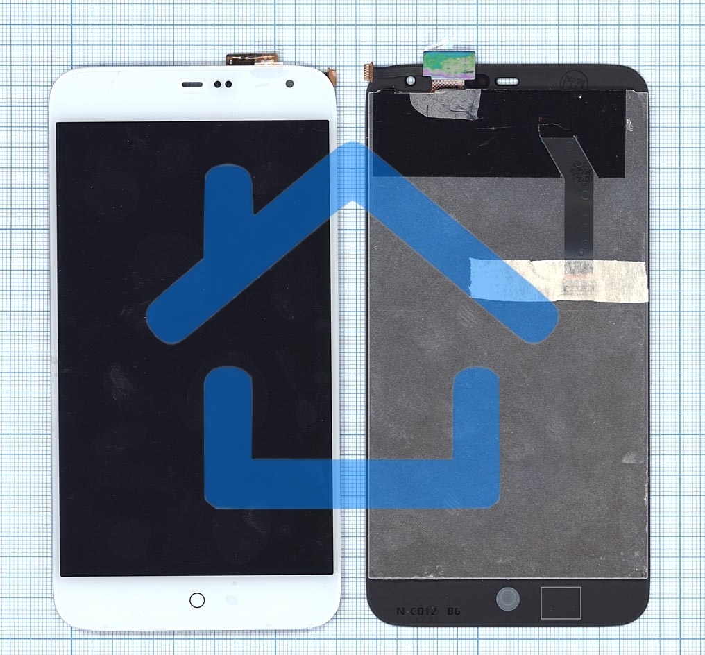 Дисплей для Meizu MX3, белый