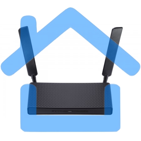 Беспроводной маршрутизатор MikroTik hAP ac3 with 4-core 716 MHz CPU, 256MB RAM, 5 x Gigabit LAN (PoE-out on port#5)