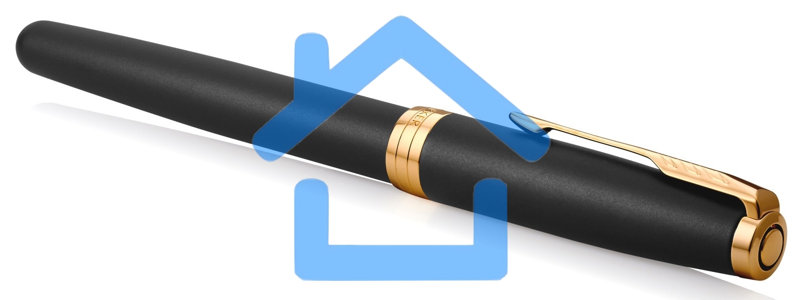 Ручка роллер Parker Sonnet Core T528 (CW1931518) Matte Black GT F черный подар.кор.