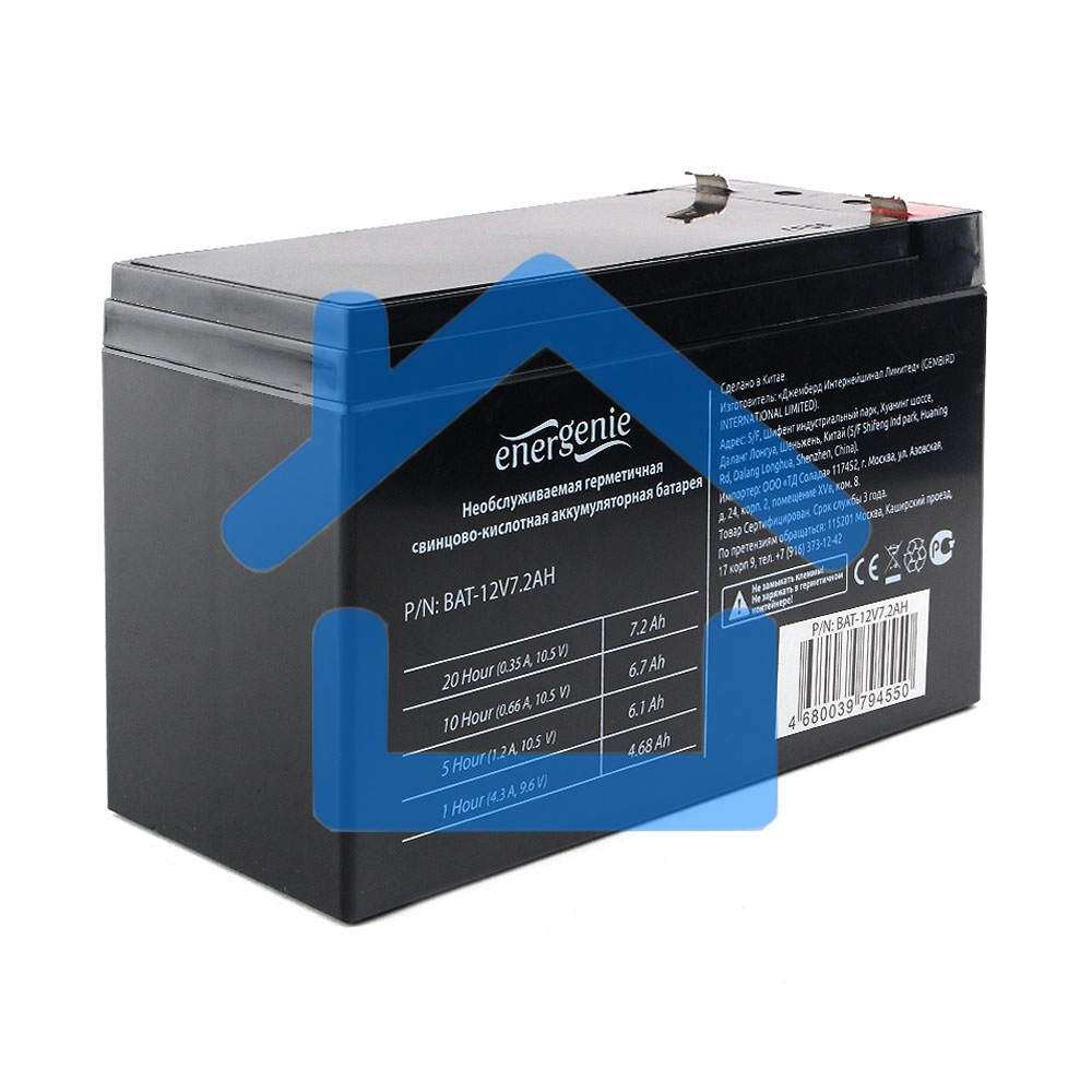Аккумулятор для Источников Бесперебойного Питания Energenie BAT-12V7.2AH