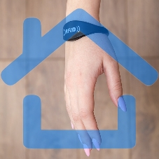 Электронный ключ (браслет) 125 KHz формат EM-Marin, индивидуальная упаковка 1 шт.