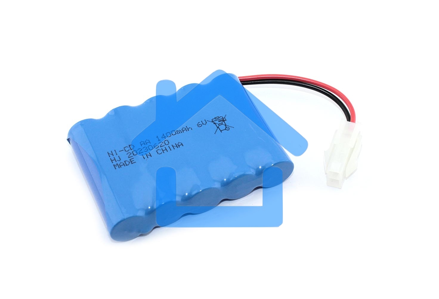 Аккумулятор Ni-Cd 6V 1400 mAh AA Flatpck разъем 5559