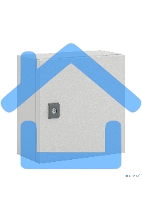 Шкаф ST с монтаж. платой 300х300х150мм от IP65-до IP66 IK10 ДКС R5ST0331