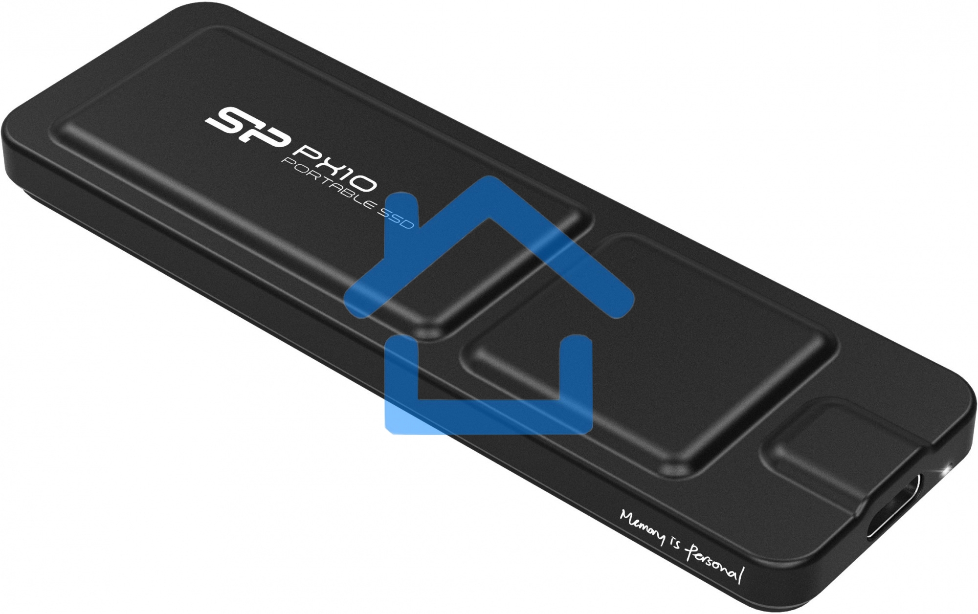 Внешний SSD 1Tb Silicon Power PX10, External, USB TypeC 3.2, черный, read/write 1050/1050 Mb/s
