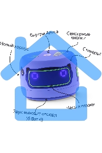 Умная колонка Yandex Станция Лайт 2 Алиса фиолетовый 6W 1.0 BT/Wi-Fi 10м