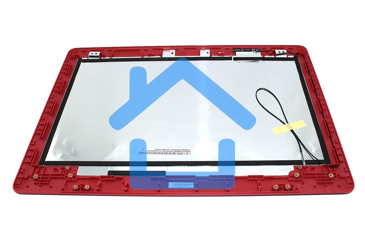 Крышка матрицы для Asus X456 красная