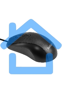 Мышь проводная ExeGate Professional Standard B100 черный, 1000 dpi, USB, кнопки - 3