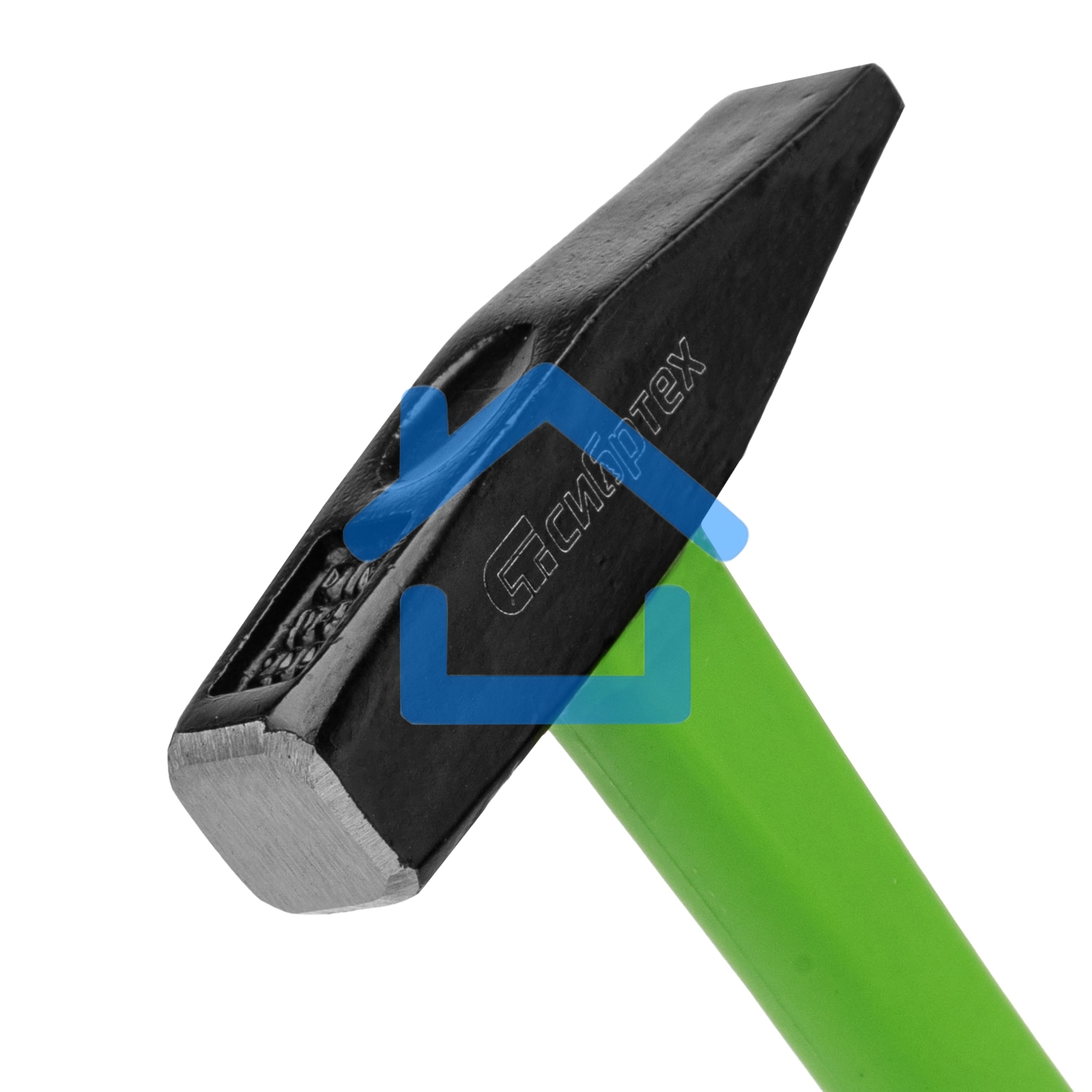 Молоток СИБРТЕХ слесарный, 200 г, фибергласовая обрезиненная рукоятка СИБРТЕХ 10318