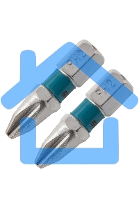 Набор бит GROSS РН2x25, сталь S2, 2шт 11351