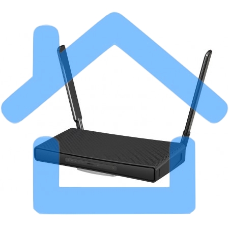 Беспроводной маршрутизатор MikroTik hAP ac3 with 4-core 716 MHz CPU, 256MB RAM, 5 x Gigabit LAN (PoE-out on port#5)