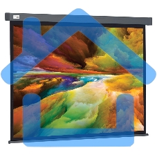 Экран Cactus 152x203см Wallscreen CS-PSW-152X203-SG 4:3 настенно-потолочный рулонный серый