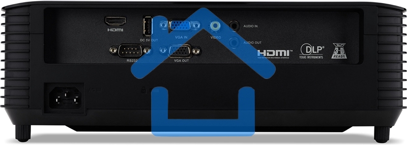 Проектор Acer X129H, DLP, XGA, 4800 Lm, 20000:1, EMEA, 2.7 Kg, EURO Power (replace MR.JR811.00Y, X128HP)