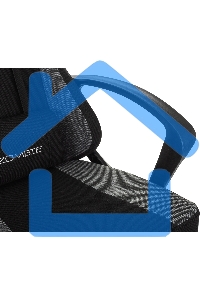 Кресло игровое Zombie Carry черный/серый, крестов. пластик