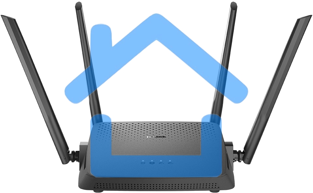 Роутер беспроводной D-Link DIR-825/RU/R7 (DIR-825/RU/R7A) AC1200 10/100/1000BASE-T черный