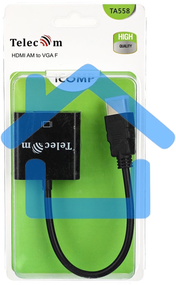 Переходник Telecom Кабель-переходник (TA558) HDMI(M) -> VGA(F) 6937510859436 /6926123463055 