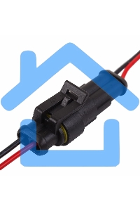 Автомобильный разъем гнездо с проводом 20 см DJ7021-1.5-21