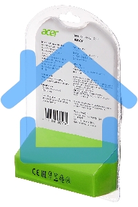 Мышь проводная Acer OMW010 черный, 1200 dpi, USB, кнопки - 3