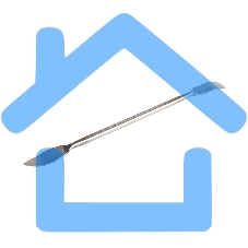 Спуджер металлический широкий (лопатка двухсторонняя) 170 мм