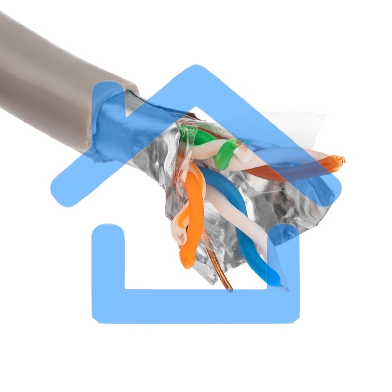 Кабель витая пара PROconnect FTP 4PR 24AWG, CAT5e (бухта 100 м)