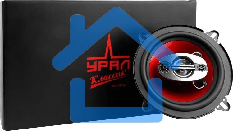 Колонки автомобильные Ural Классик АС-К1347 (без решетки) 120Вт 91дБ 4Ом 13см (5дюйм) (ком.:2кол.) коаксиальные четырехполосные