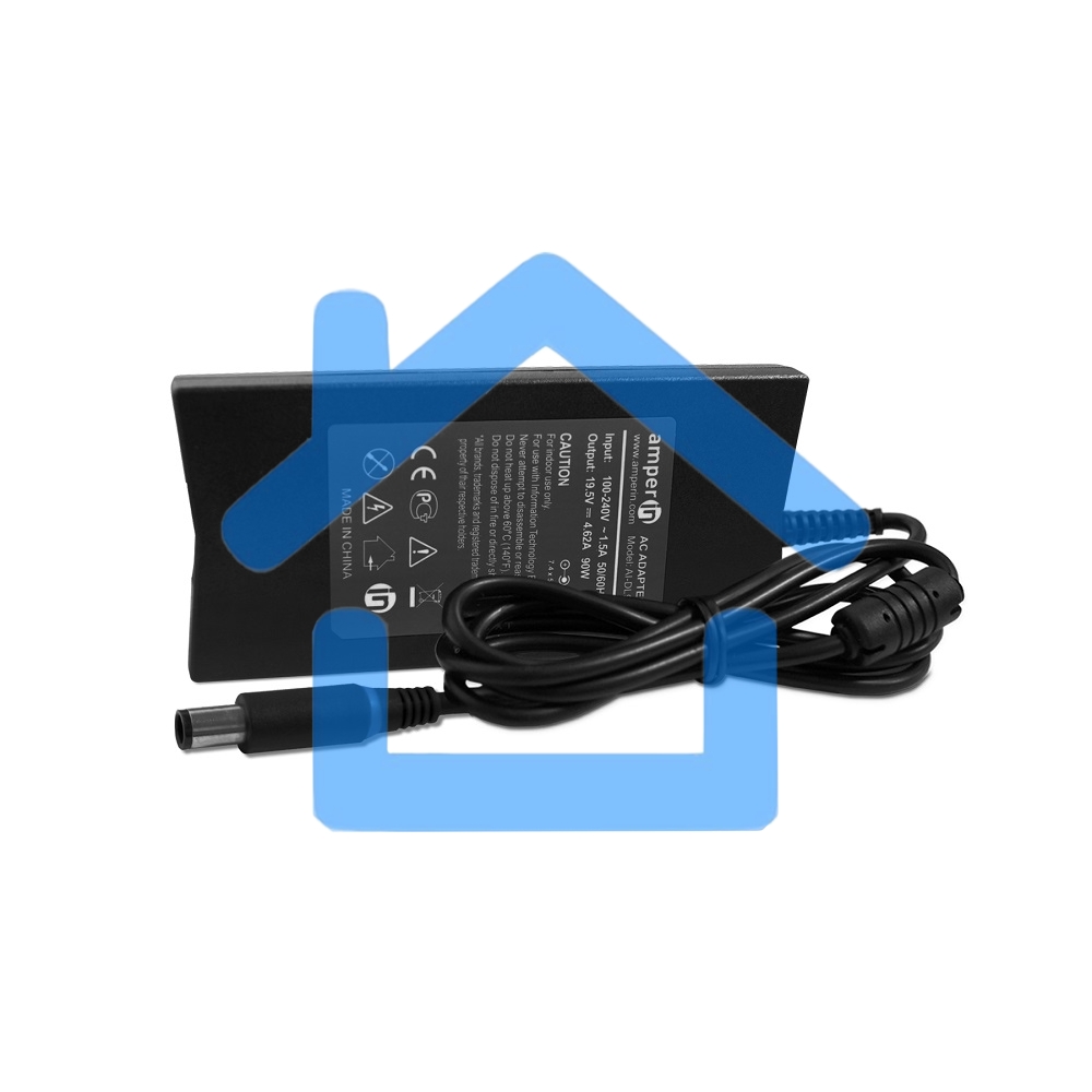 Блок питания (сетевой адаптер) Amperin AI-DL90S для ноутбуков Dell 19.5V 4.62A 7.4pin slim