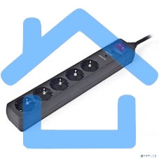 Сетевой фильтр Energenie Сетевой фильтр SPG5-C-10 3m. 16А. черный