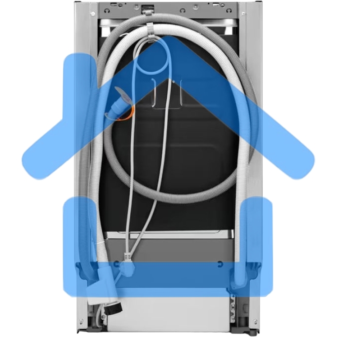 Встраиваемая посудомоечная машина Electrolux KEAC3200L, черный, 44.6 см, 10 компл., 46 дБ, класс E