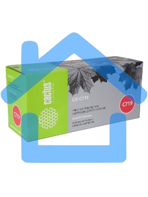 Картридж лазерный Cactus CS-C719 черный (2100 стр.) для Canon i-SENSYS MF5840/ MF5880; LBP6300/ 6650
