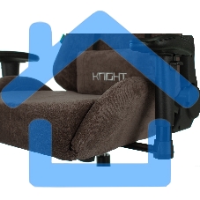 Кресло игровое Бюрократ VIKING KNIGHT LT10 FABRIC коричневый крестовина металл/пластик