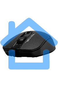 Мышь проводная A4Tech Fstyler FM12S черный, 1200 dpi, USB, кнопки - 3