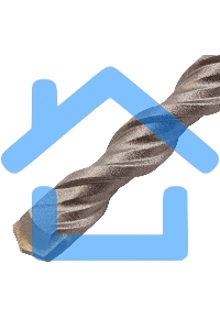 Бур по бетону Denzel двойная спираль, Cobalt W-tip, 10x600 мм, SDS PLUS