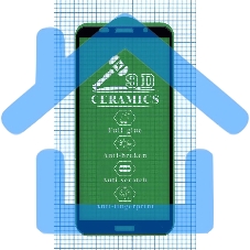 Керамическая пленка (стекло) для Huawei Honor 9S черный