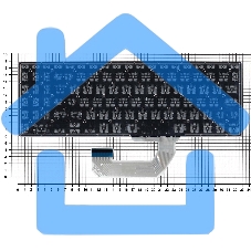 Клавиатура для ноутбука Asus UX561UD Q535UD черная без рамки, с подсветкой