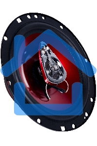 Колонки автомобильные Kicx SP 165, 130Вт, 90дБ, 4Ом, 16.5см, (6 1/2дюйм) (ком.:2кол.)