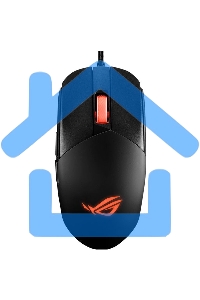 Мышь проводная ASUS P518 ROG STRIX IMPACT III черный, 12000 dpi, USB, кнопки - 5