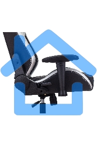 Кресло игровое Knight Neon черный/серебряный соты эко.кожа с подголов. крестовина металл