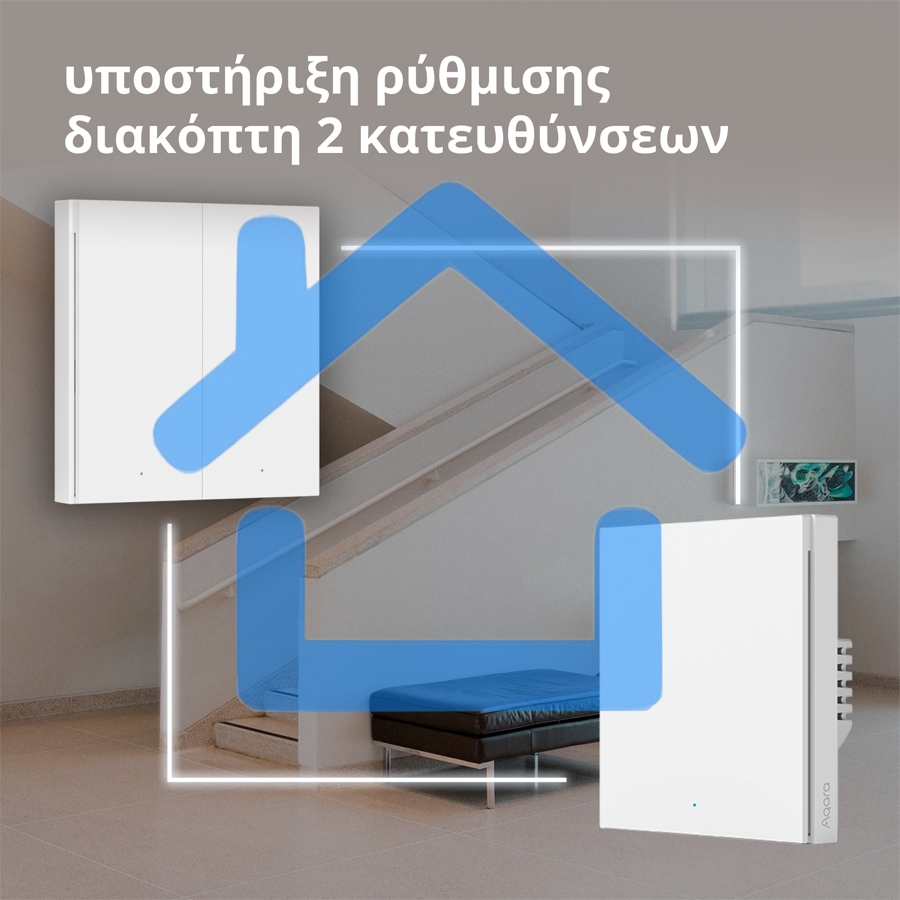 Умный выключатель одноклавишный Aqara Smart Wall Switch H1 (WS-EUK01)