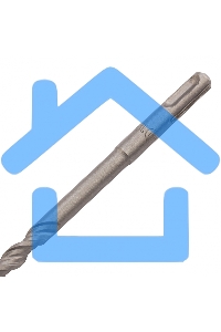 Бур по бетону Denzel двойная спираль, Cobalt W-tip, 10x600 мм, SDS PLUS