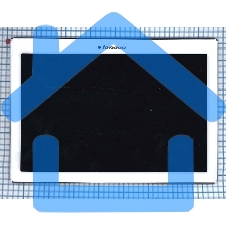 Модуль (матрица + тачскрин) для Lenovo Tab 2 A10-70 белый с рамкой