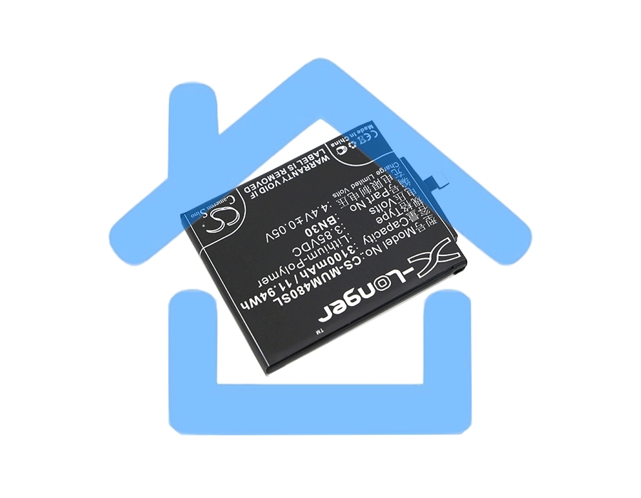Аккумулятор CameronSinoCS-MUM480SL BN30 для Xiaomi Redmi 4A3.85V / 3100mAh / 11.94Wh
