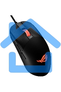 Мышь проводная ASUS P518 ROG STRIX IMPACT III черный, 12000 dpi, USB, кнопки - 5