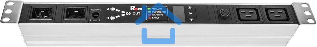 Блок розеток АВР Rem R-16-2C19-T-440-2XC20 1U 19