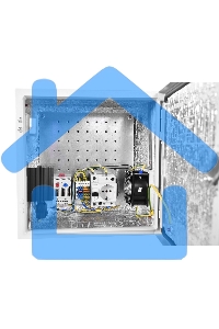 Шкаф ЭКОНОМ уличный всепогодный настенный укомплектованный (В500 Ш500 Г250), комплектация T1-IP54