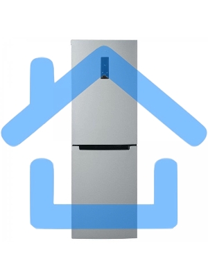 Холодильник Бирюса Б-M940NF металлик двухкамерный 210/130л морозилка снизу, No Frost