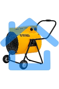 Тепловая пушка Denzel SFH-15000, 400 В, желтый, 120/9000/15000 Вт, 150 м2, термостат