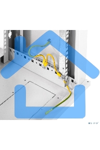 Шкаф телеком. настенный разборный 6U (600х350) дверь металл (ШРН-Э-6.350.1) (1 коробка)